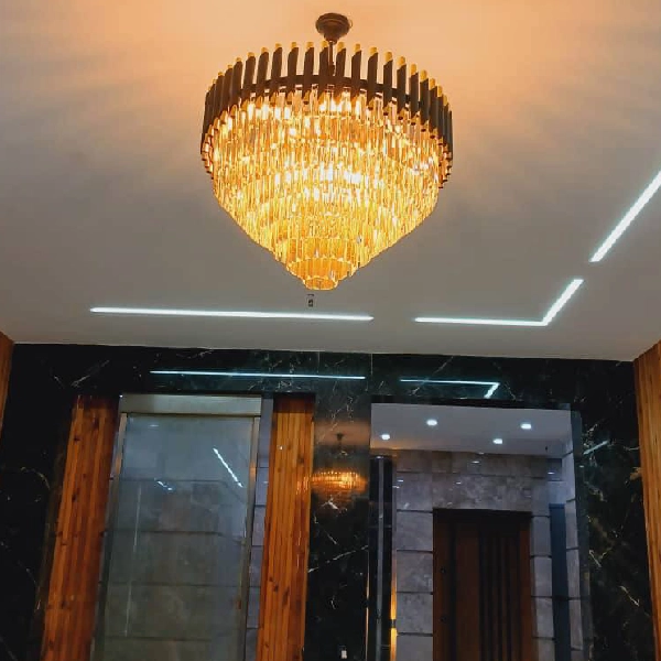 لوستر مدرن کد 437 لوستر مدرن کریستالی کد 437