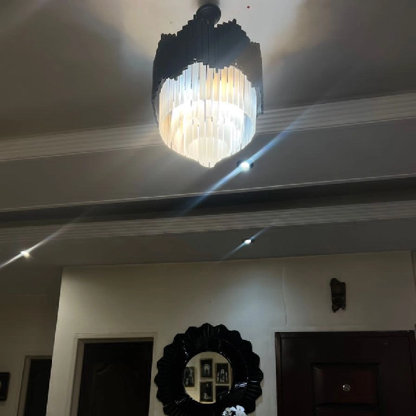 لوستر مدرن کریستالی کد 439 لوستر مدرن کریستالی کد 439