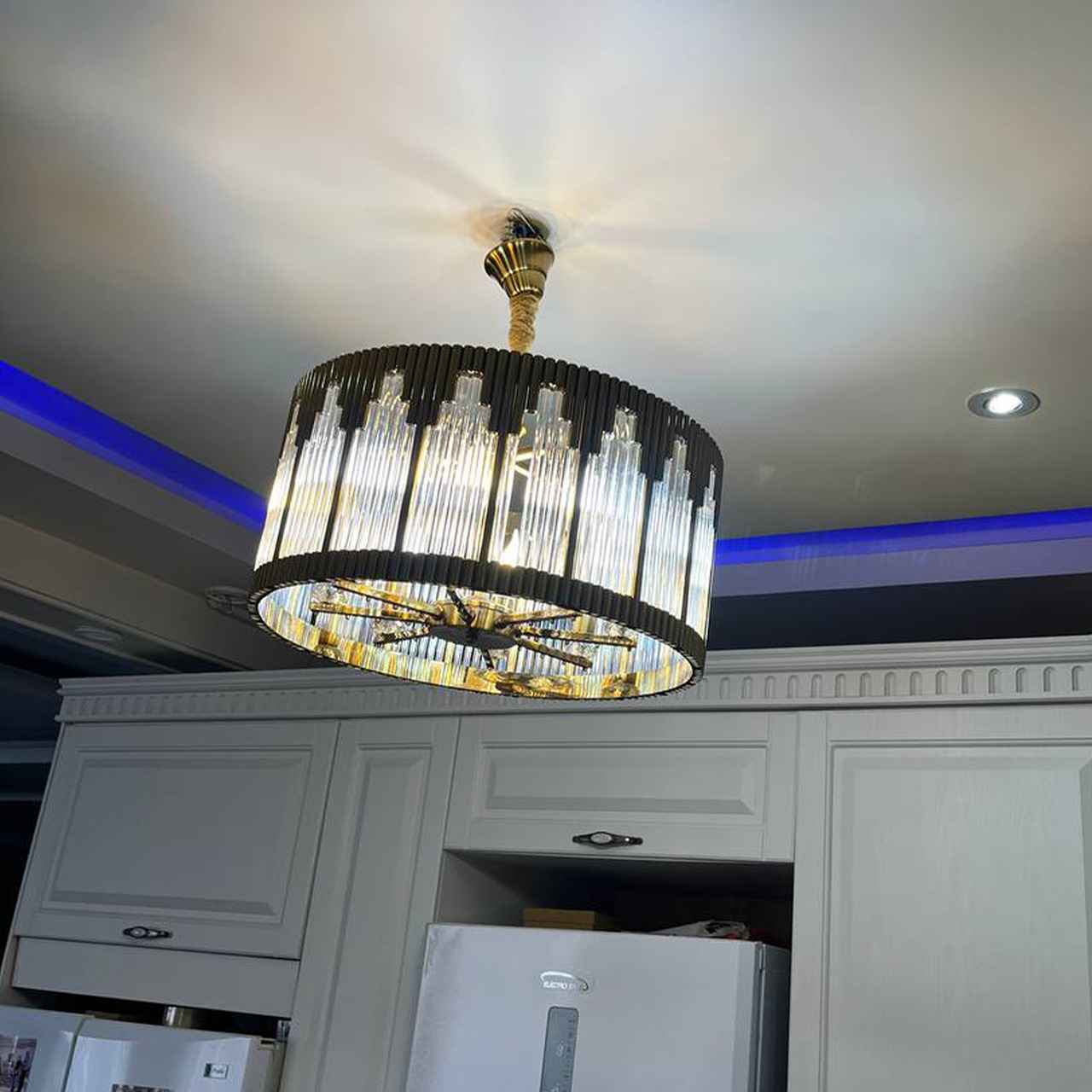 لوستر مدرن کریستالی کد 434 لوستر مدرن کریستالی کد 434