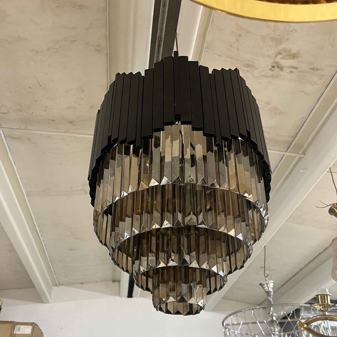 لوستر مدرن کریستالی کد 439 لوستر مدرن کریستالی کد 439