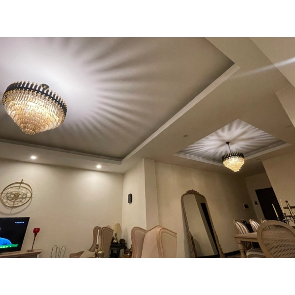 لوستر کریستالی کد 437 (1) لوستر مدرن کریستالی کد 437