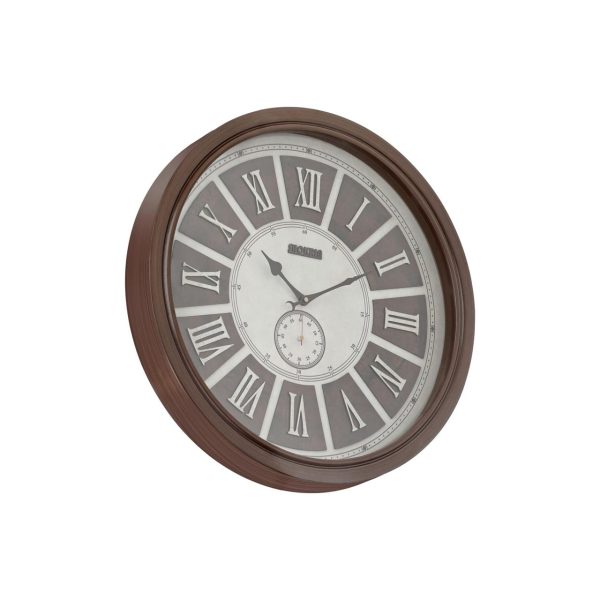 ساعت دیواری چوبی گرد کد 51660