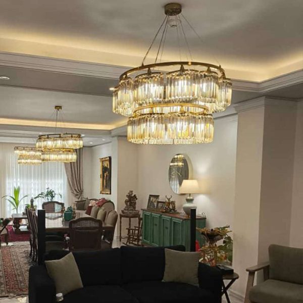 لوستر کریستالی مدرن کد 470
