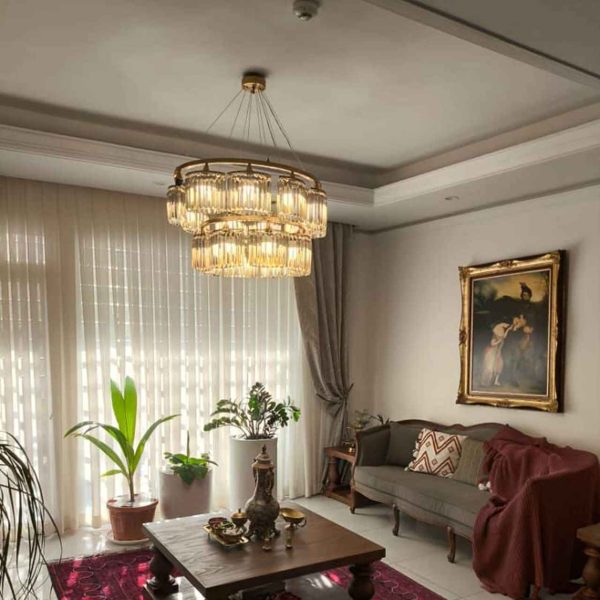 لوستر کریستالی مدرن کد 470