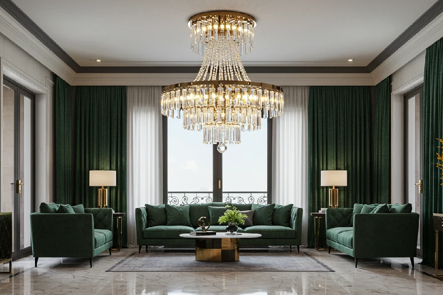 لوستر برای پذیرایی ۵۰ متری