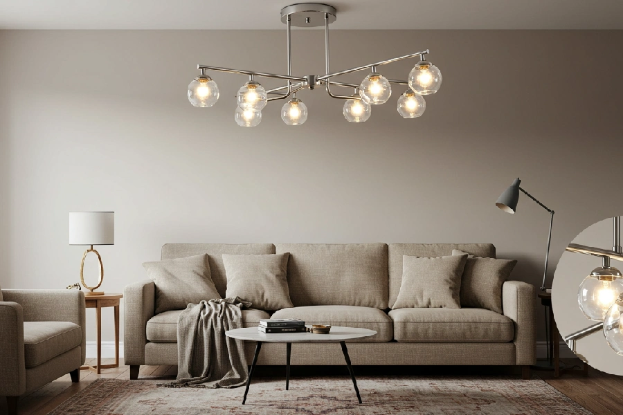 لوستر برای پذیرایی ۵۰ متری