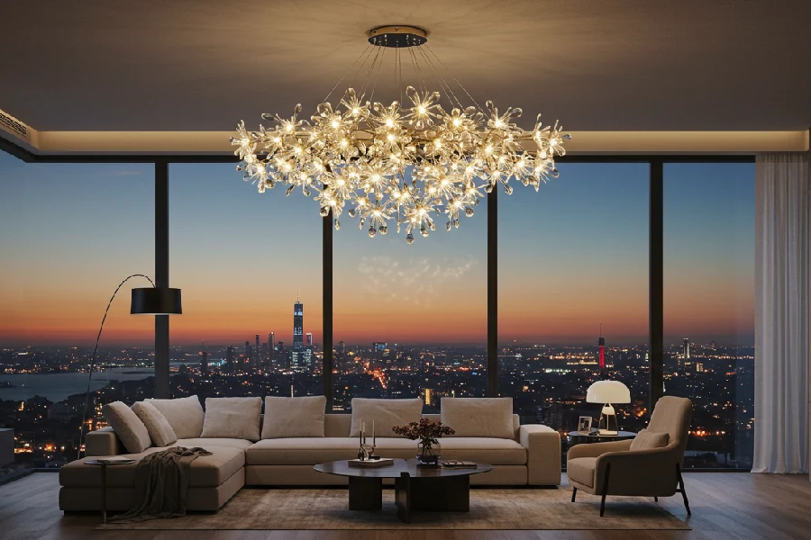 لوستر برای پذیرایی ۵۰ متری