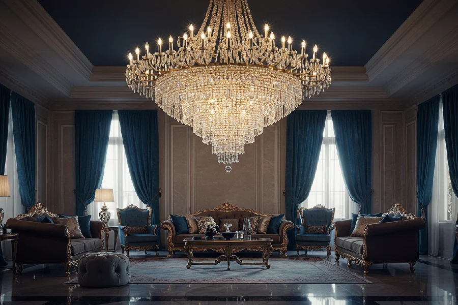 لوستر برای پذیرایی ۵۰ متری